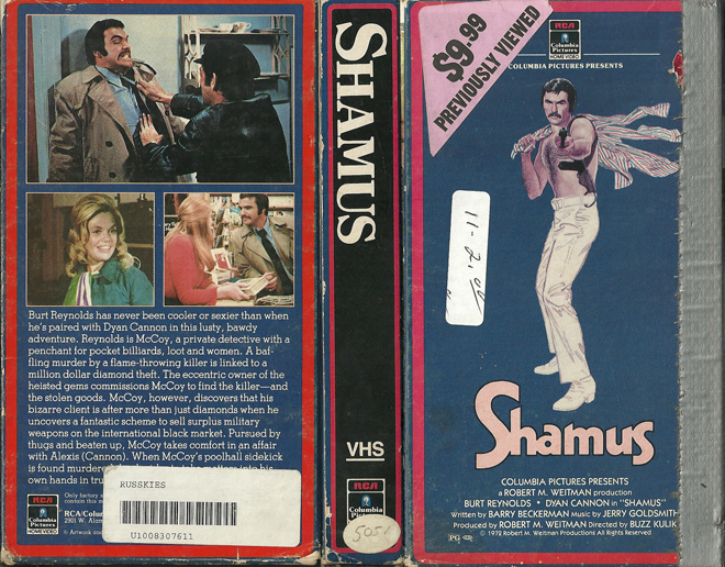 SHAMUS VHS COVER