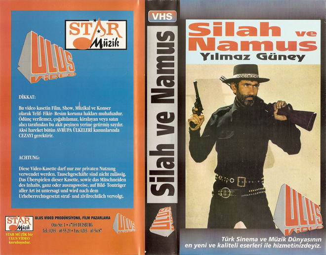 SILAH VE NAMUS VHS COVER, ACTION VHS COVER, HORROR VHS COVER, BLAXPLOITATION VHS COVER, HORROR VHS COVER, ACTION EXPLOITATION VHS COVER, SCI-FI VHS COVER, MUSIC VHS COVER, SEX COMEDY VHS COVER, DRAMA VHS COVER, SEXPLOITATION VHS COVER, BIG BOX VHS COVER, CLAMSHELL VHS COVER, VHS COVER, VHS COVERS, DVD COVER, DVD COVERS