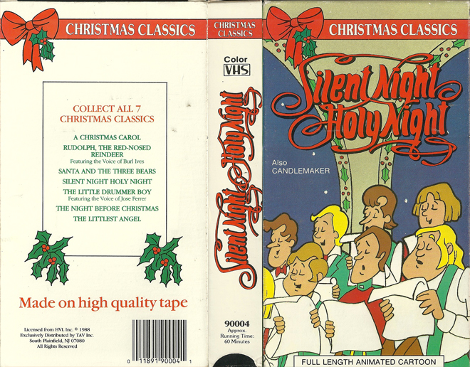 SILENT NIGHT HOLY NIGHT VHS COVER