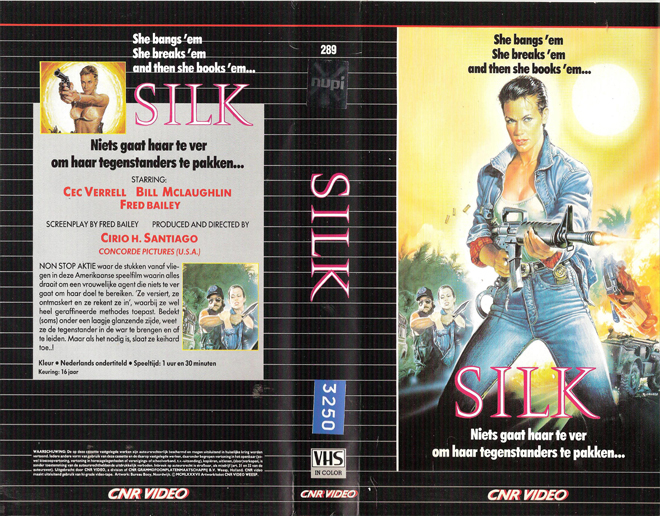 SILK CNR VIDEO VHS COVER