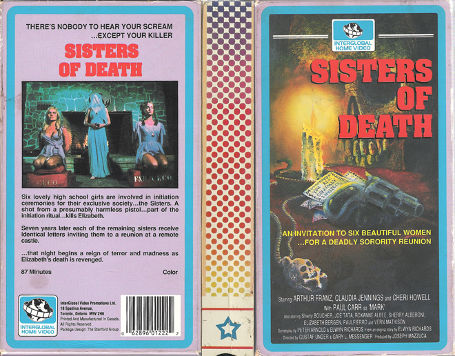 SISTERS OF DEATH VHS COVER