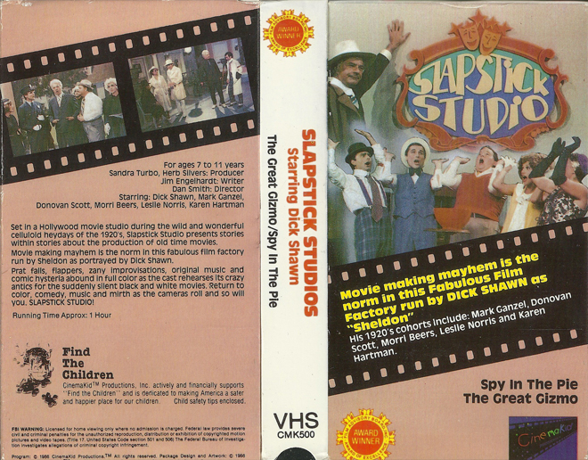 SLAPSTICK -STUDIO VHS COVER