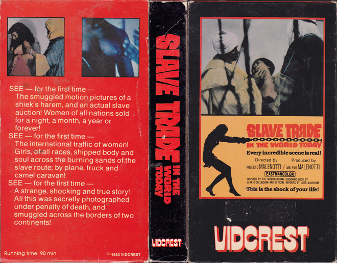 SLAVE TRADE IN THE WORLD OF TODAY VIDCREST VHS COVER