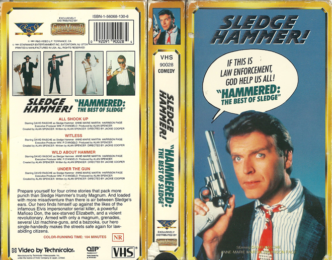 SLEDGE HAMMER : HAMMERED THE BEST OF SLEDGE VHS COVER