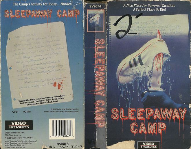SLEEPAWAY CAMP VHS COVER