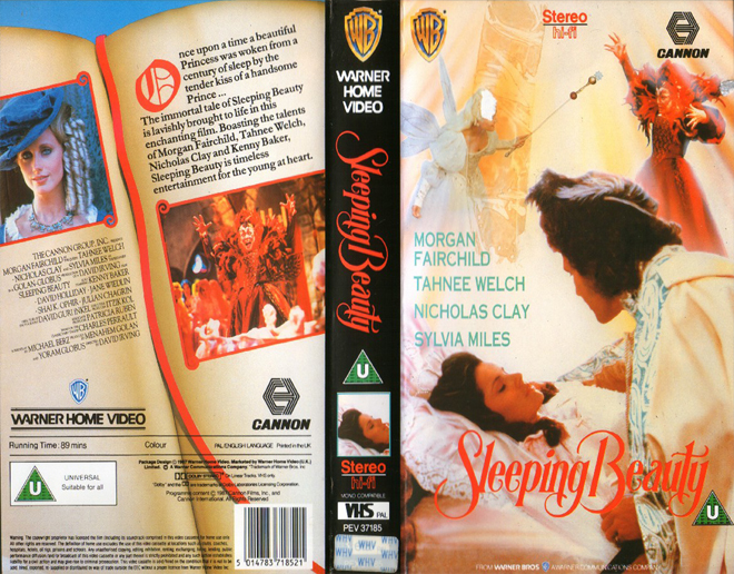 SLEEPING BEAUTY CANNON VHS COVER