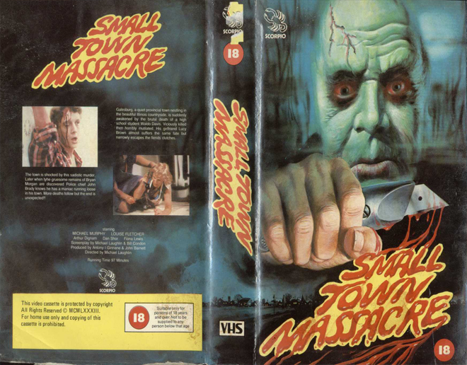 SMALL TOWN MASSACRE VHS COVER