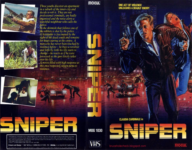 SNIPER VHS COVER