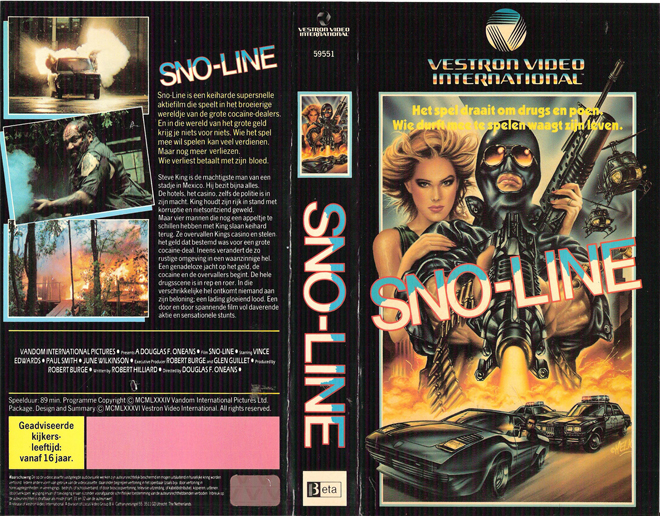 SNO-LINE VHS COVER, VHS COVERS