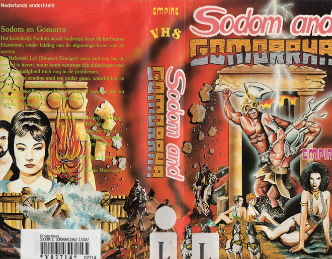 SODOM AND GOMORRA VHS COVER