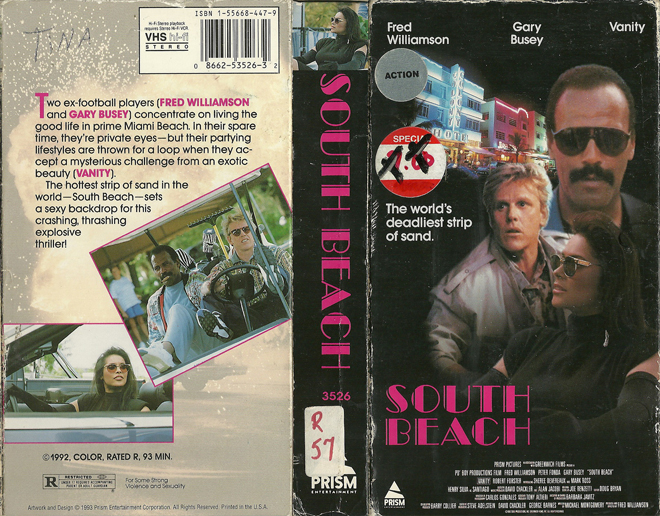 SOUTH BEACH VHS COVER