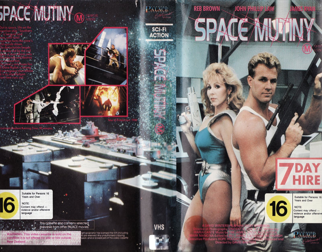 SPACE MUTINY - REB BROWN VHS COVER