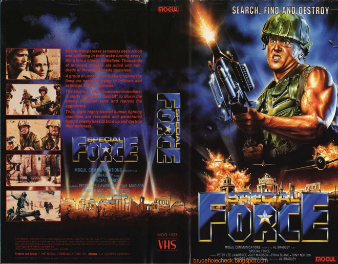 SPECIAL FORCE VHS COVER