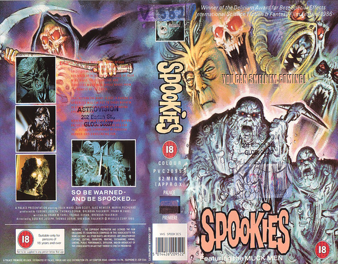 SPOOKIES VHS COVER