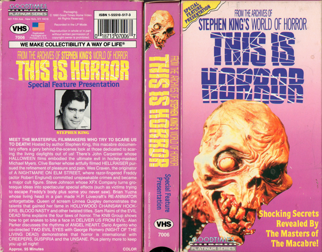 STEPHEN KING'S WORLD OF HORROR : THIS IS HORROR - SUBMITTED BY ZACH CARTER