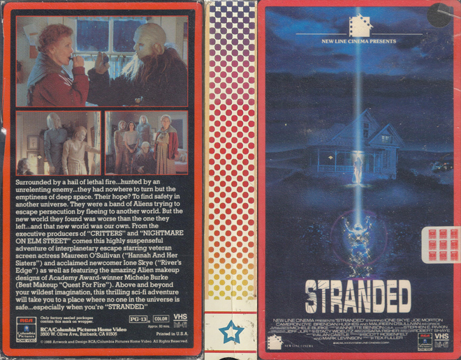STRANDED VHS COVER