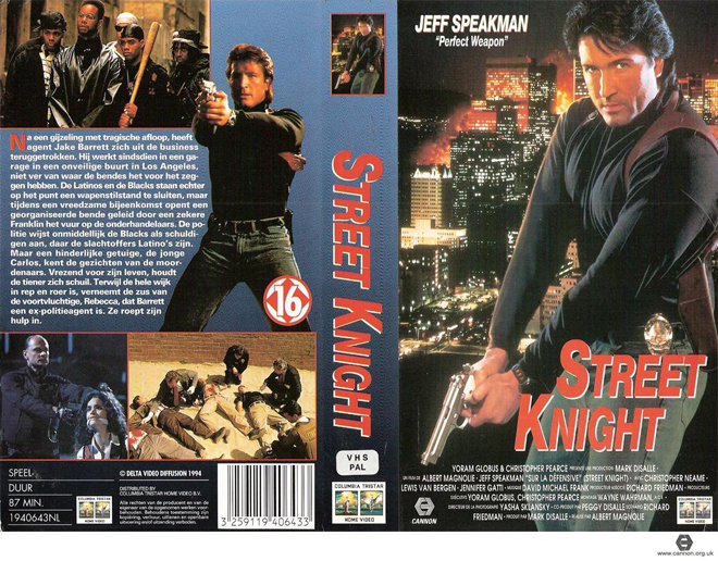 STREET KNIGHT COVER, ACTION VHS COVER, HORROR VHS COVER, BLAXPLOITATION VHS COVER, HORROR VHS COVER, ACTION EXPLOITATION VHS COVER, SCI-FI VHS COVER, MUSIC VHS COVER, SEX COMEDY VHS COVER, DRAMA VHS COVER, SEXPLOITATION VHS COVER, BIG BOX VHS COVER, CLAMSHELL VHS COVER, VHS COVER, VHS COVERS, DVD COVER, DVD COVERS