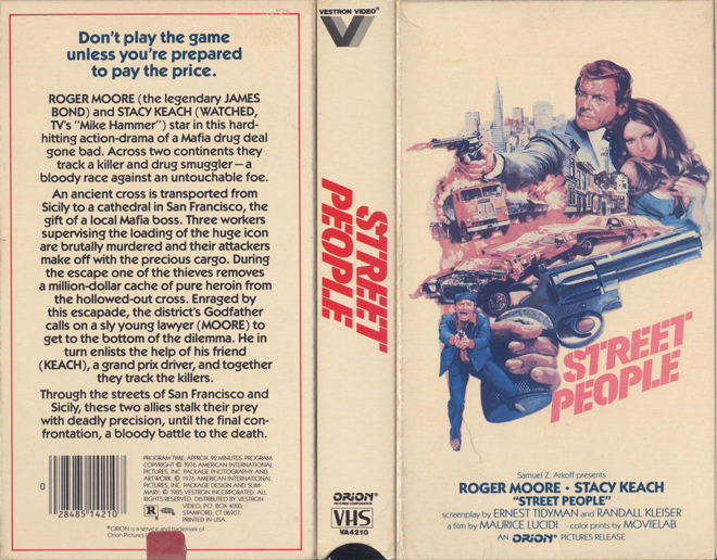 STREET PEOPLE, VHS COVER, VHS COVERS