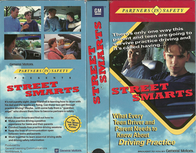 STREET SMART : WHAT EVERY TEEN DRIVER AND PARENT NEEDS TO KNOW ABOUT DRIVING PRACTICE VHS COVER