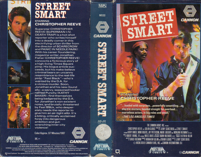 STREET SMART, HORROR, ACTION EXPLOITATION, ACTION, HORROR, SCI-FI, MUSIC, THRILLER, SEX COMEDY,  DRAMA, SEXPLOITATION, VHS COVER, VHS COVERS, DVD COVER, DVD COVERS