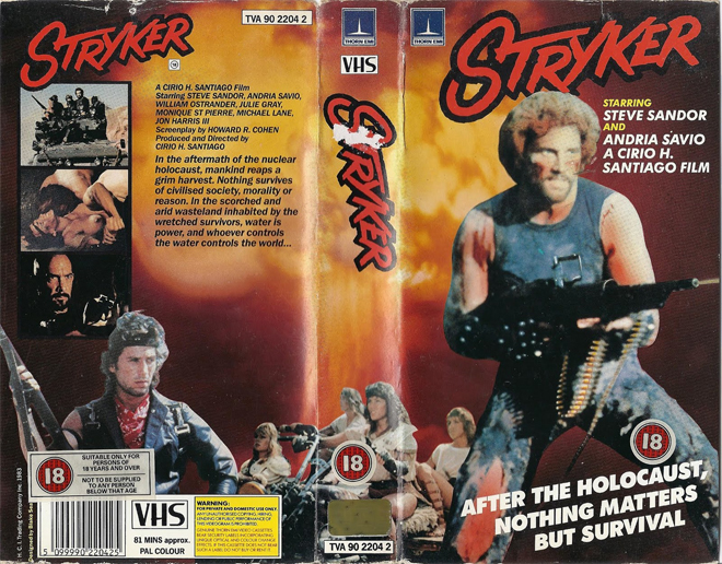 STRYKER STEVE SANDOR VHS COVER