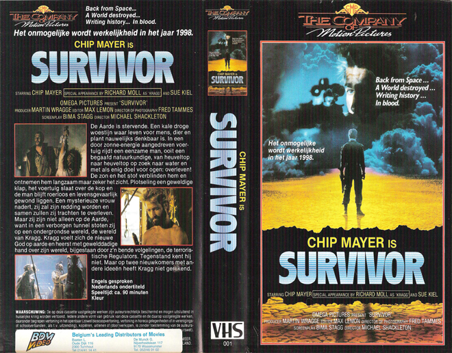 SURVIVOR CHIP MAYER VHS COVER