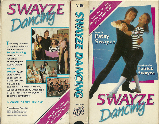 SWAYZE DANCING, ACTION VHS COVER, HORROR VHS COVER, BLAXPLOITATION VHS COVER, HORROR VHS COVER, ACTION EXPLOITATION VHS COVER, SCI-FI VHS COVER, MUSIC VHS COVER, SEX COMEDY VHS COVER, DRAMA VHS COVER, SEXPLOITATION VHS COVER, BIG BOX VHS COVER, CLAMSHELL VHS COVER, VHS COVER, VHS COVERS, DVD COVER, DVD COVERS
