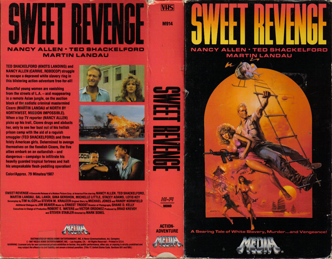 SWEET REVENGE VHS COVER