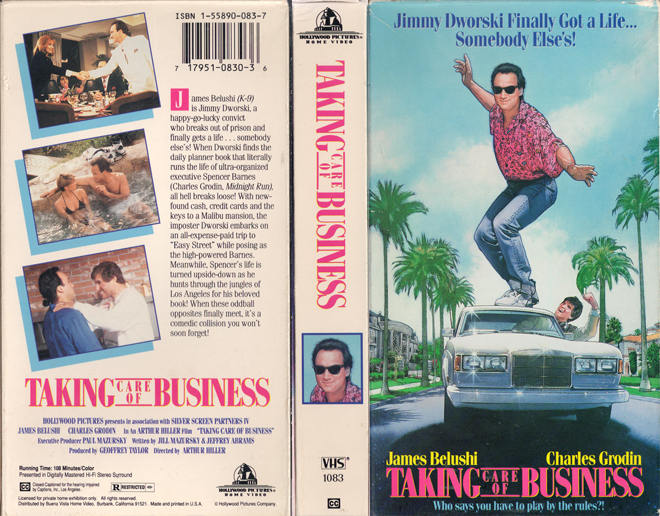 TAKING CARE OF BUSINESS VHS COVER