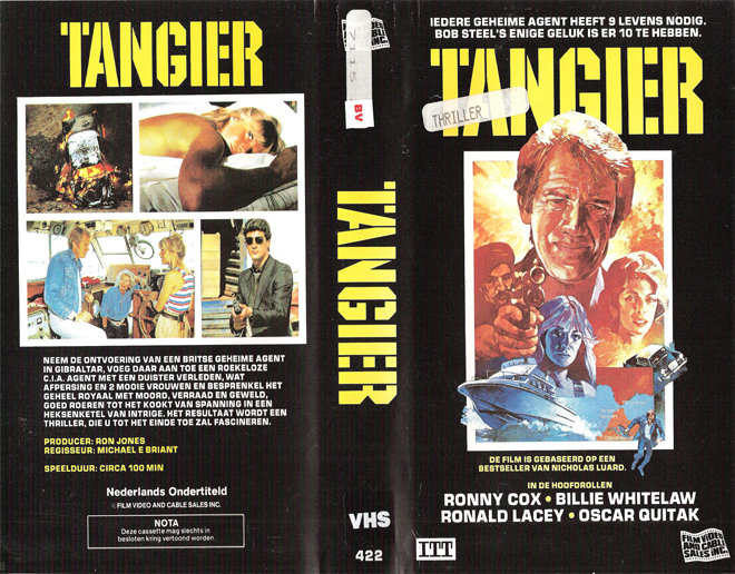 TANGIER, VESTRON VIDEO INTERNATIONAL, BIG BOX, HORROR, ACTION EXPLOITATION, ACTION, HORROR, SCI-FI, MUSIC, THRILLER, SEX COMEDY, DRAMA, SEXPLOITATION, VHS COVER, VHS COVERS, DVD COVER, DVD COVERS