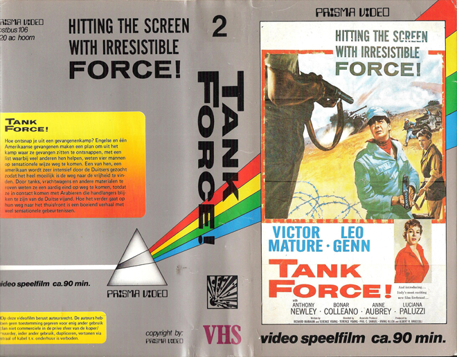TANK FORCE VHS COVER