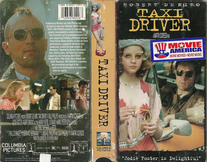 TAXI DRIVER VHS COVER