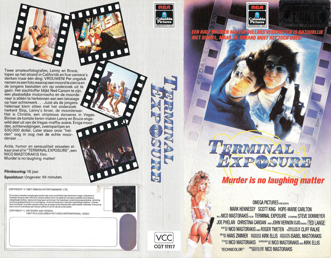 TERMINAL EXPOSURE VHS COVER, VHS COVERS