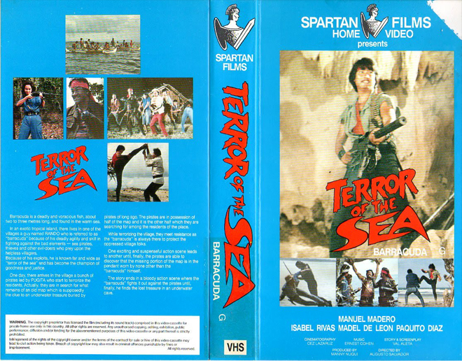 TERROR OF THE SEA VHS COVER, ACTION VHS COVER, HORROR VHS COVER, BLAXPLOITATION VHS COVER, HORROR VHS COVER, ACTION EXPLOITATION VHS COVER, SCI-FI VHS COVER, MUSIC VHS COVER, SEX COMEDY VHS COVER, DRAMA VHS COVER, SEXPLOITATION VHS COVER, BIG BOX VHS COVER, CLAMSHELL VHS COVER, VHS COVER, VHS COVERS, DVD COVER, DVD COVERS