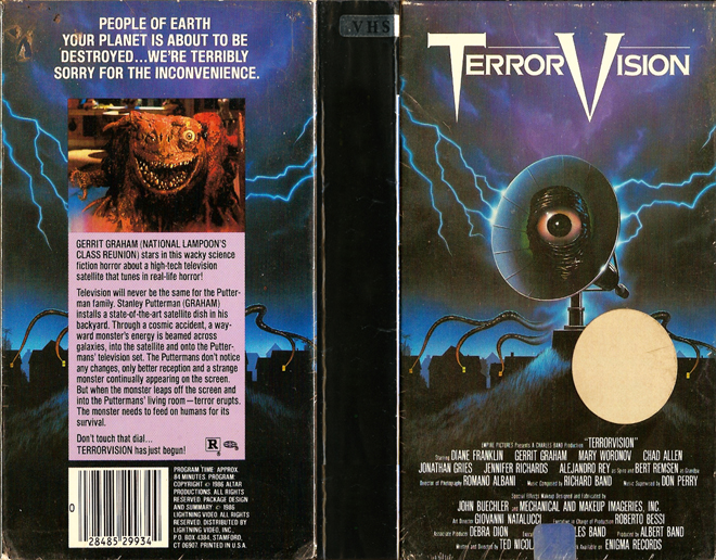 TERROR-VISION VHS COVER