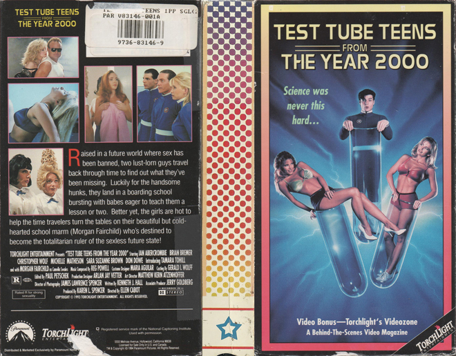 TEST TUBE TEENS FROM THE YEAR 2000 VHS COVER