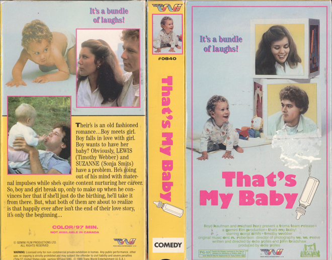 THATS MY BABY VHS COVER, VHS COVERS