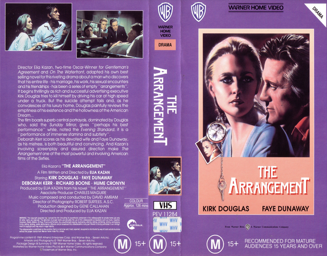 THE ARRANGEMENT VHS COVER
