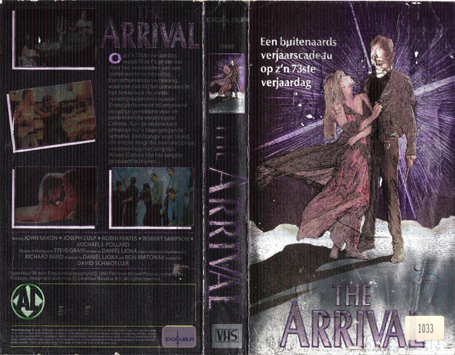 THE ARRIVAL VHS COVER, VHS COVERS