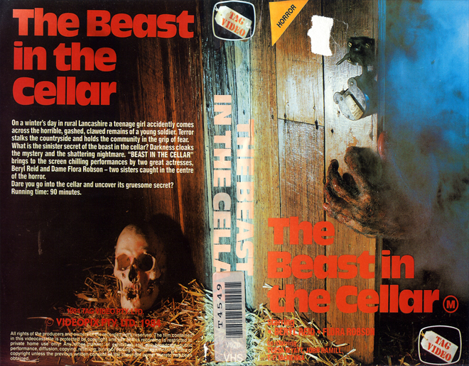 THE BEAST IN THE CELLAR AUSTRALIAN VHS COVER, VHS COVERS