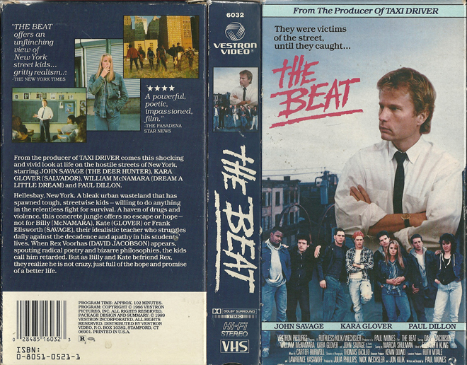 THE BEAT VHS COVER