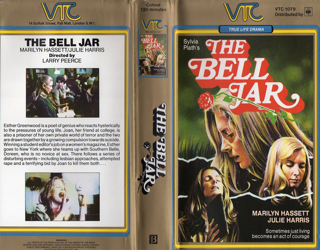 THE BELL JAR VHS COVER