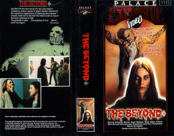 THE BEYOND, AUSTRALIAN, VHS COVER, VHS COVERS