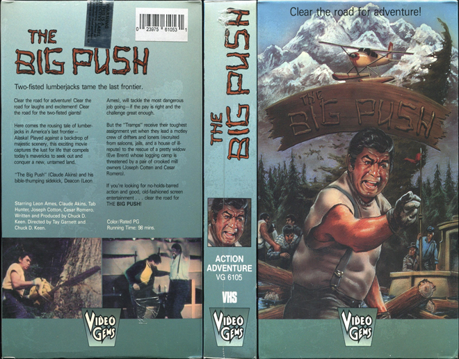 THE BIG PUSH VHS COVER, VHS COVERS