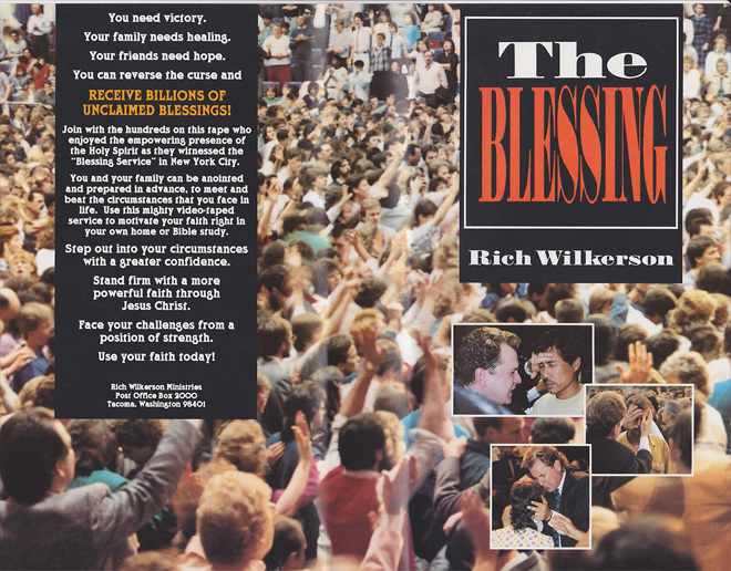 THE BLESSING : RICH WILKERSON VHS COVER