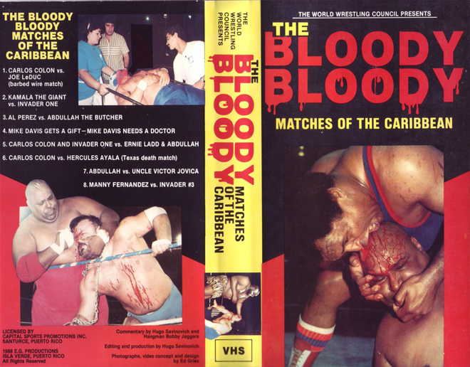 THE BLOODY BLOODY MATCHES OF THE CARIBBEAN - SUBMITTED BY JONATHAN PLOMBON