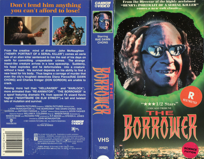 THE BORROWER - SUBMITTED BY ZACH CARTER, VHS COVERS