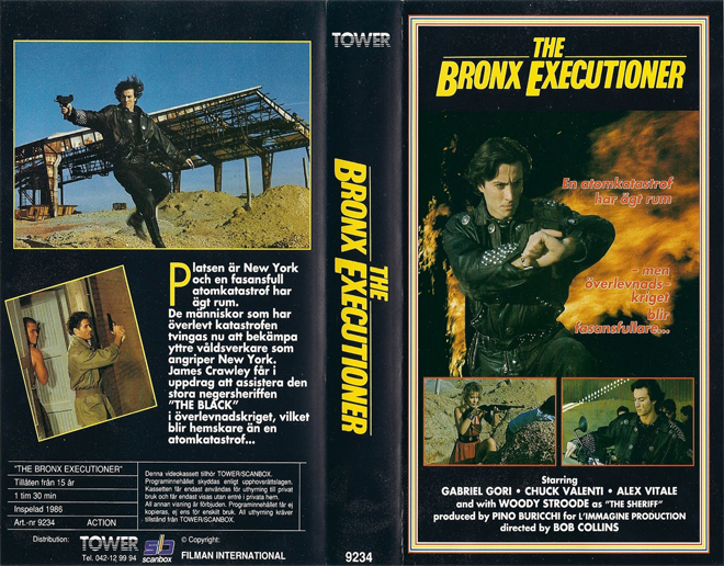 THE BRONX EXECUTIONER VHS COVER