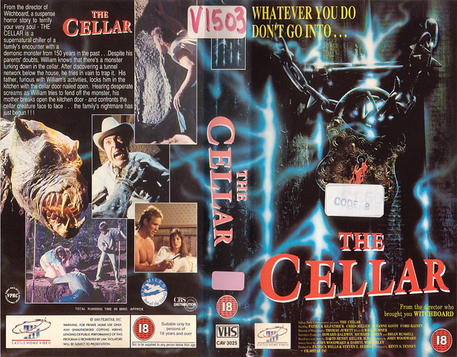 THE CELLAR VHS COVER