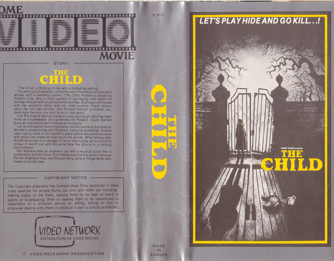 THE CHILD VHS COVER
